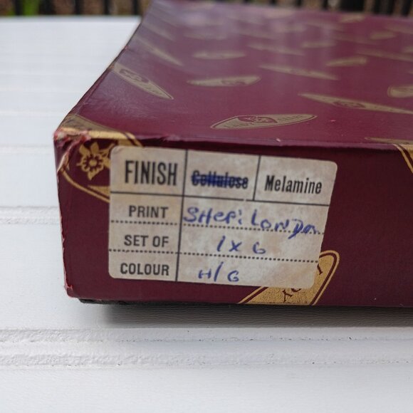 Vintage Lady Clare UK Historical Placemats Set of 4 Melamine London Scenes - Picture 4 of 14